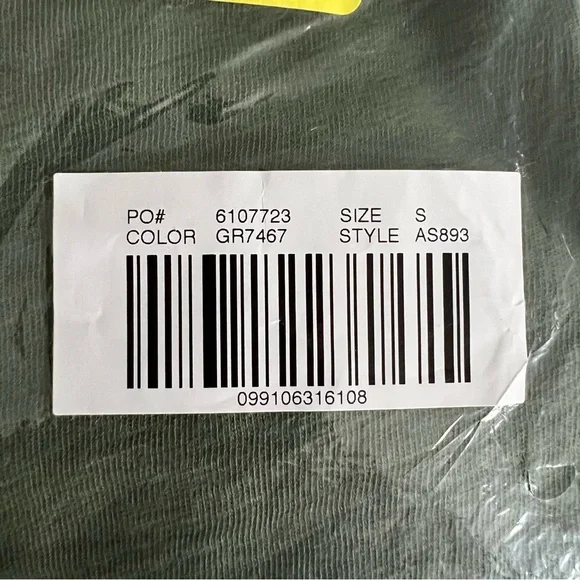 J.Crew Longsleeve Crewneck Girlfriend Tee Utility Green - Picture 5 of 6